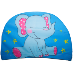 Badehette til barn - blå elefant