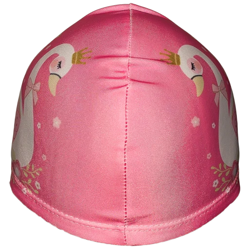Badehette for småbarn – Rosa Svane sett bakfra